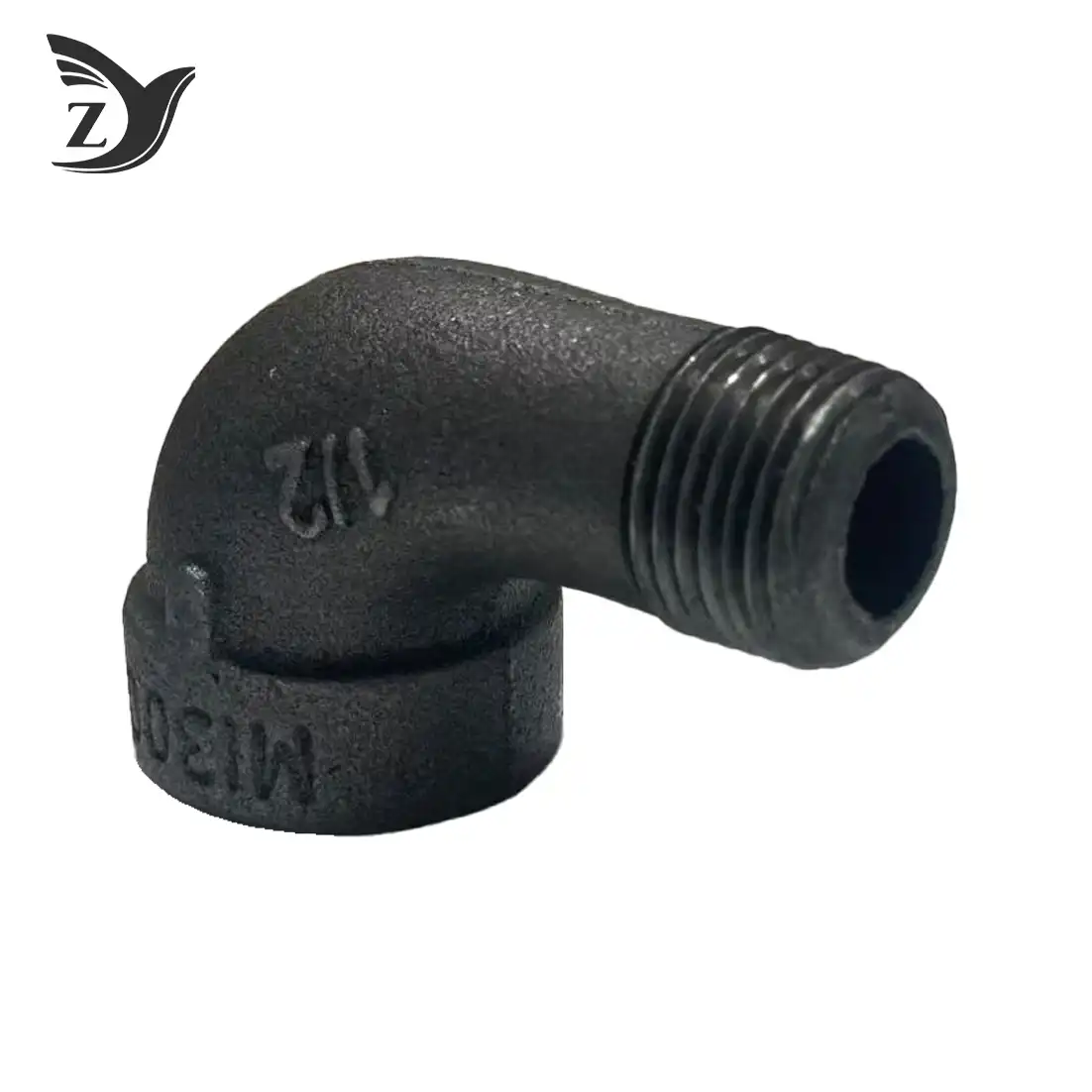 300# Black Threaded 90° Elbow, Male & Female
