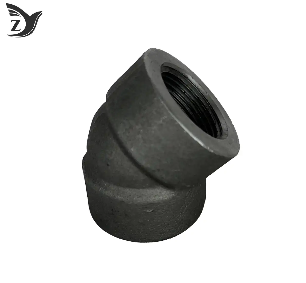 Carbon Steel Forged 45 Degree Threaded Elbow
