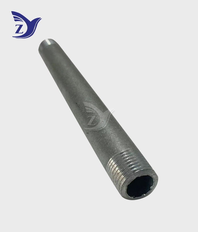 Carbon Steel Pipe Male Threaded Fittings Electro Galvanized